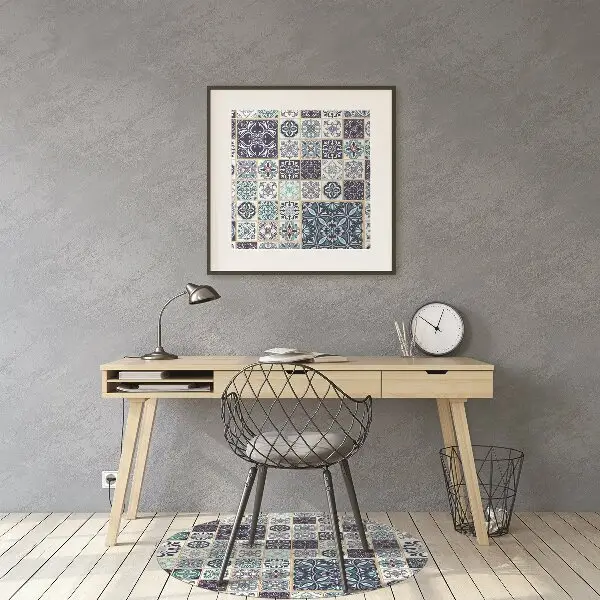 Tapis protège sol Beau patchwork