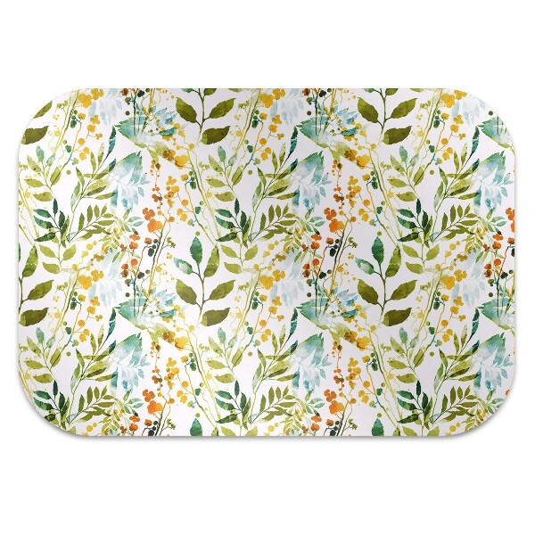 Tapis bureau Fleurs boho