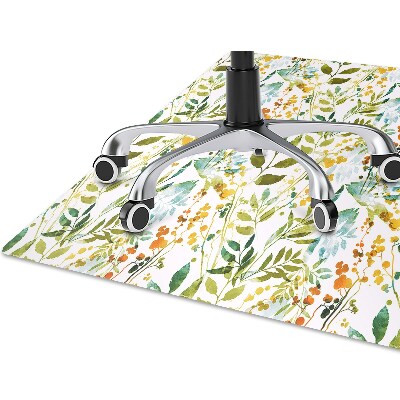 Tapis bureau Fleurs boho