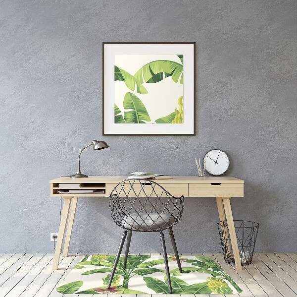 Tapis pour chaise de bureau Taches de banane