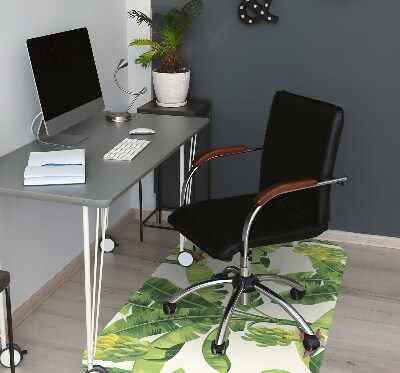 Tapis pour chaise de bureau Taches de banane