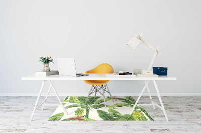 Tapis pour chaise de bureau Taches de banane