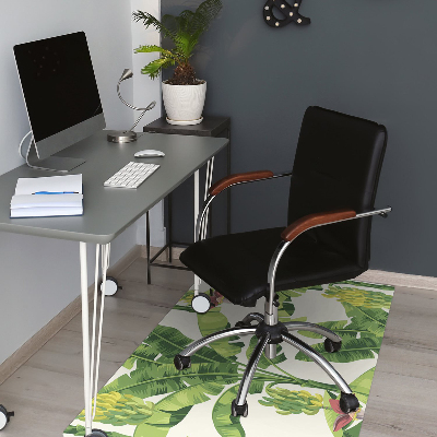 Tapis pour chaise de bureau Taches de banane