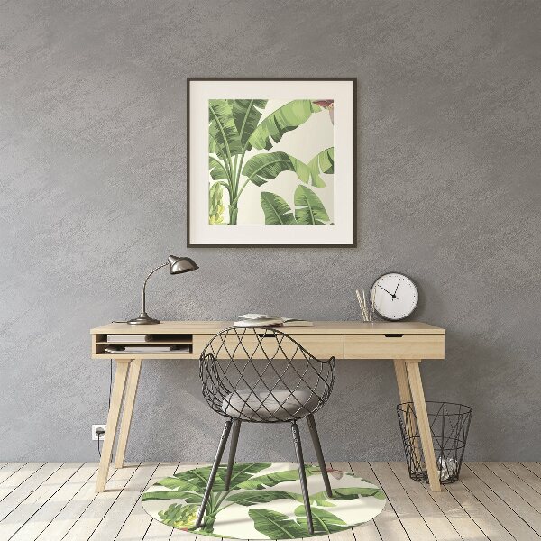Tapis pour chaise de bureau Taches de banane