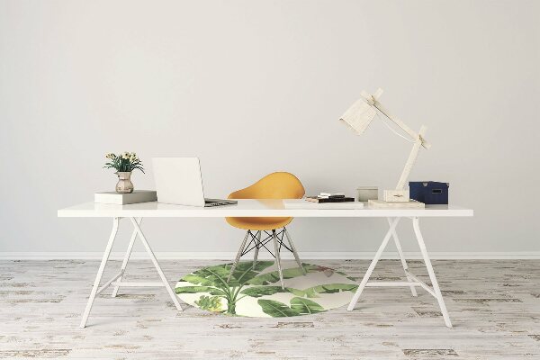Tapis pour chaise de bureau Taches de banane