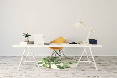 Tapis pour chaise de bureau Taches de banane