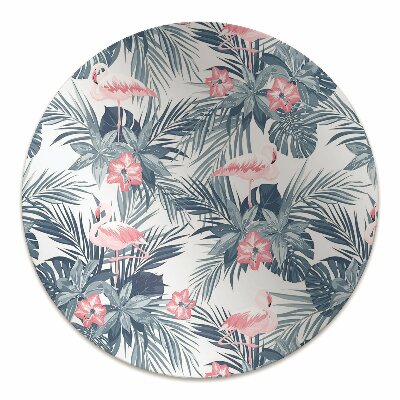 Tapis protège sol Flamingos et taches