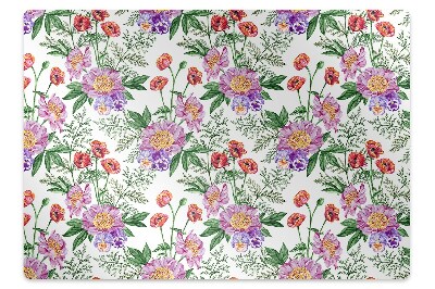 Tapis pour chaise de bureau Bouquet de pivoine