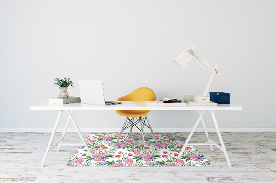 Tapis pour chaise de bureau Bouquet de pivoine