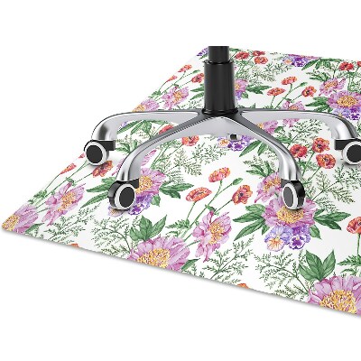 Tapis pour chaise de bureau Bouquet de pivoine