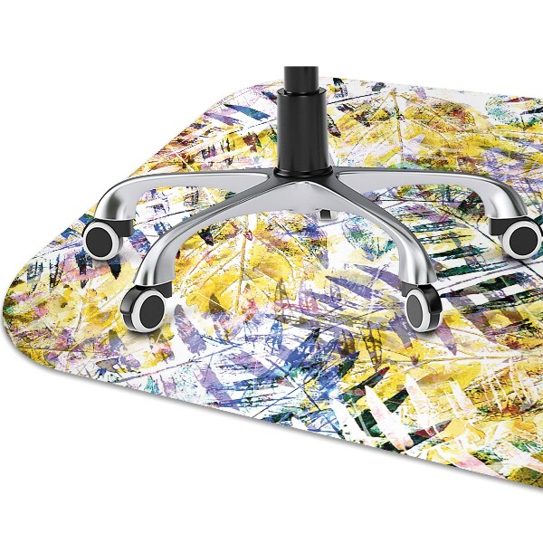 Tapis de chaise feuilles d'or
