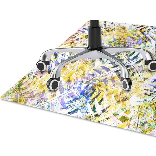 Tapis de chaise feuilles d'or