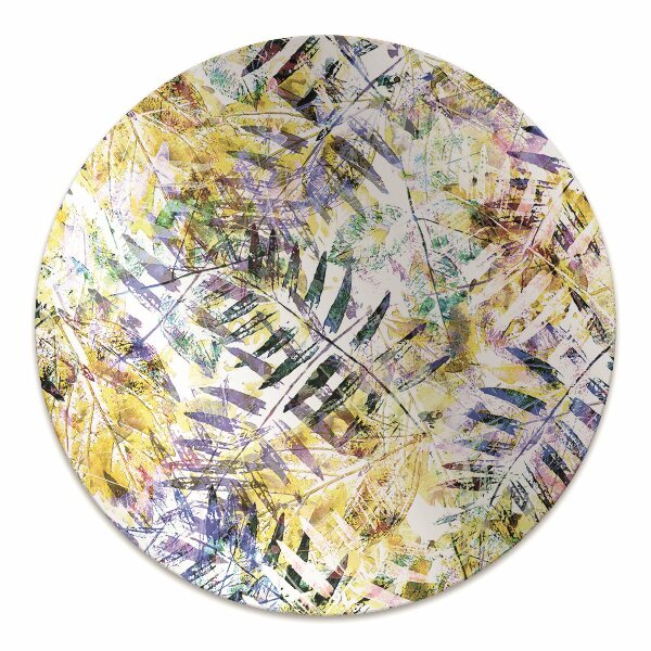 Tapis de chaise feuilles d'or