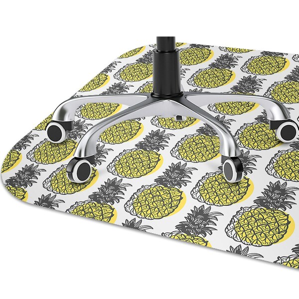 Tapis pour chaise de bureau Motif d'ananas