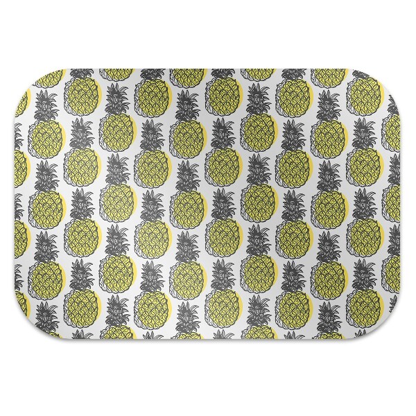 Tapis pour chaise de bureau Motif d'ananas