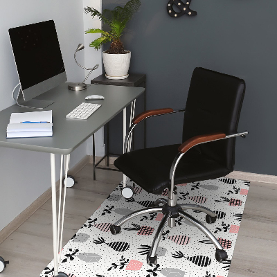 Tapis pour chaise de bureau Pots pour points