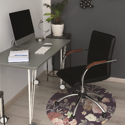 Tapis de chaise de bureau Fleurs de jardin