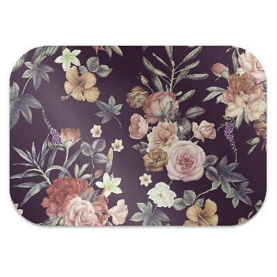 Tapis de chaise de bureau Fleurs de jardin