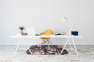 Tapis de chaise de bureau Fleurs de jardin