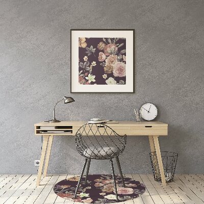 Tapis de chaise de bureau Fleurs de jardin