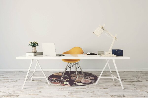 Tapis de chaise de bureau Fleurs de jardin