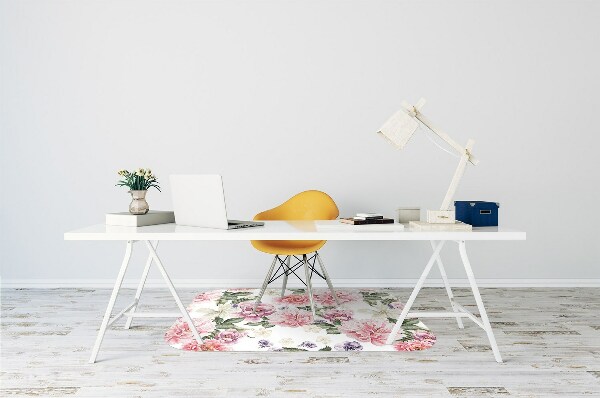 Tapis bureau Art des fleurs