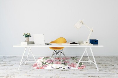 Tapis bureau Art des fleurs