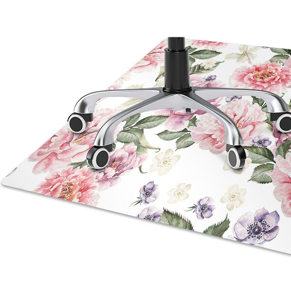 Tapis bureau Art des fleurs