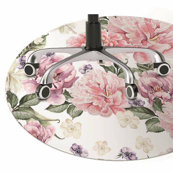 Tapis bureau Art des fleurs