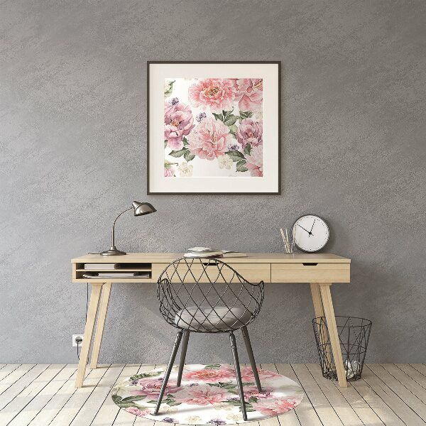 Tapis bureau Art des fleurs