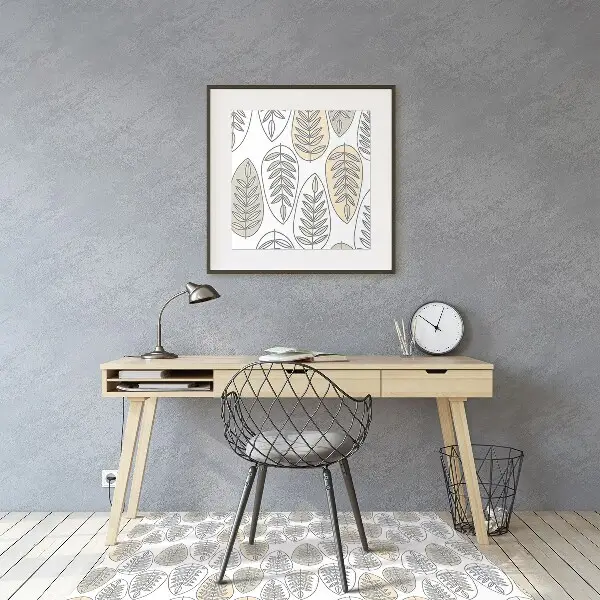 Tapis pour chaise de bureau Feuilles. Graphiques