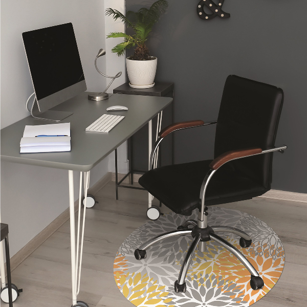 Tapis bureau Chrysanthèmes