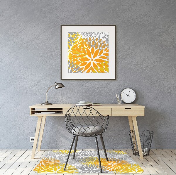 Tapis bureau Chrysanthèmes