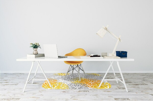 Tapis bureau Chrysanthèmes