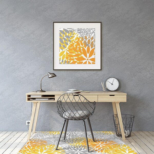 Tapis bureau Chrysanthèmes