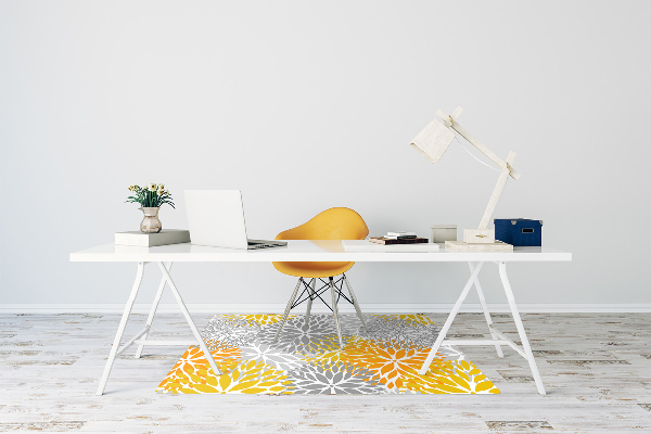 Tapis bureau Chrysanthèmes