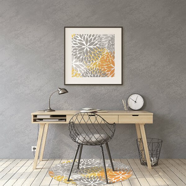Tapis bureau Chrysanthèmes