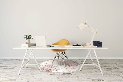 Tapis de chaise de bureau Fleurs