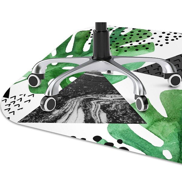 Tapis pour chaise de bureau Abstraction de la jungle