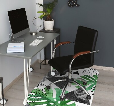 Tapis pour chaise de bureau Abstraction de la jungle