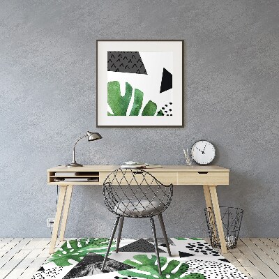 Tapis pour chaise de bureau Abstraction de la jungle