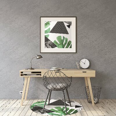 Tapis pour chaise de bureau Abstraction de la jungle