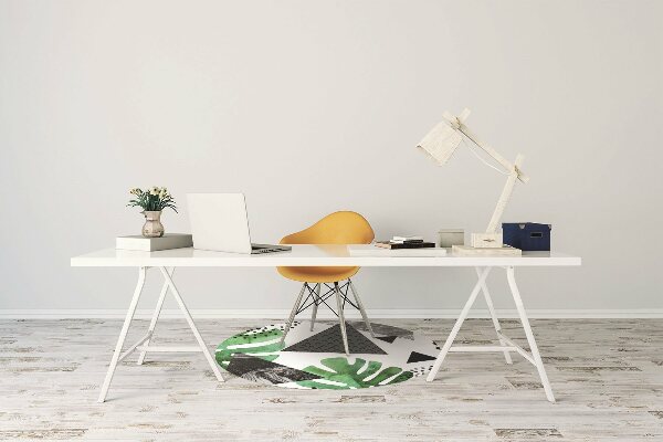 Tapis pour chaise de bureau Abstraction de la jungle