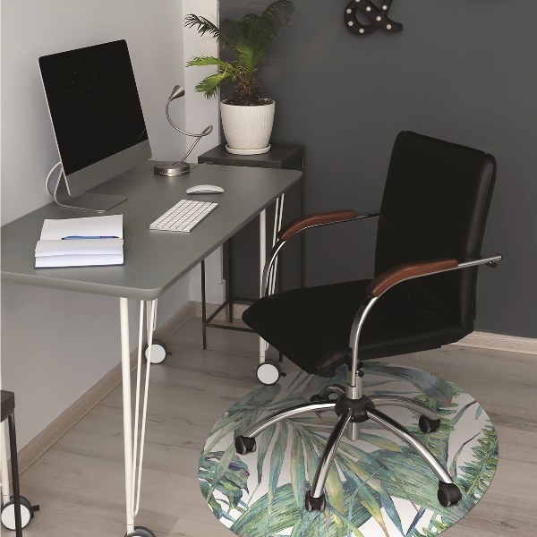 Tapis fauteuil bureau do biura Fougère exotique