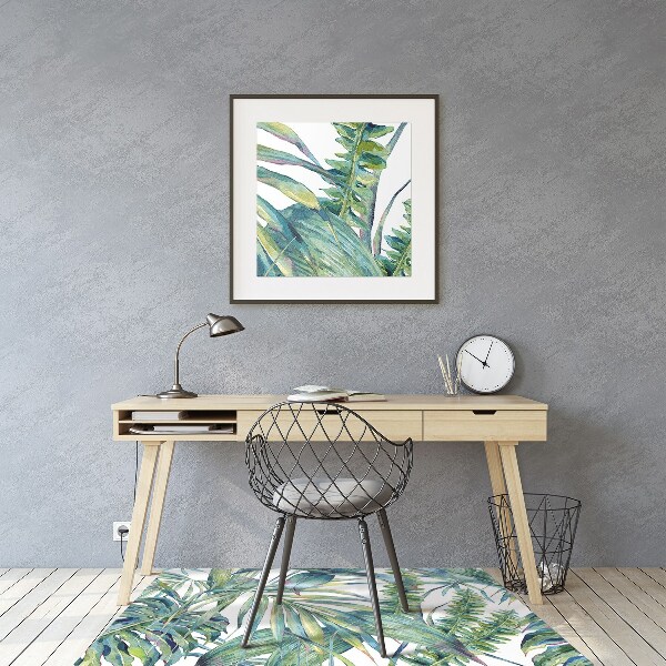 Tapis fauteuil bureau do biura Fougère exotique