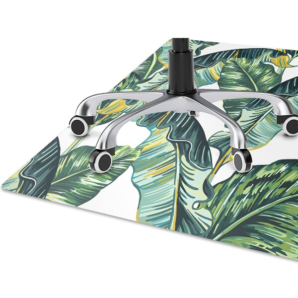 Tapis fauteuil bureau do biura Feuilles exotiques