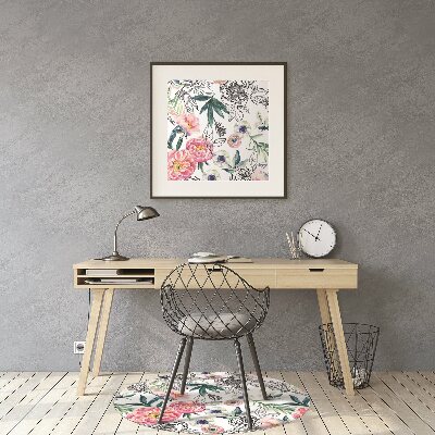 Tapis pour chaise de bureau Image de printemps