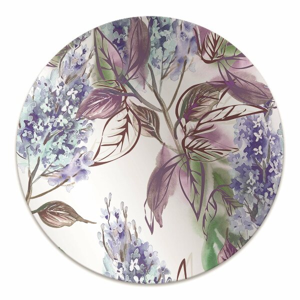 Tapis protège sol Feuilles violettes