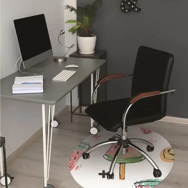 Tapis de chaise de bureau Watermon sur un bâton