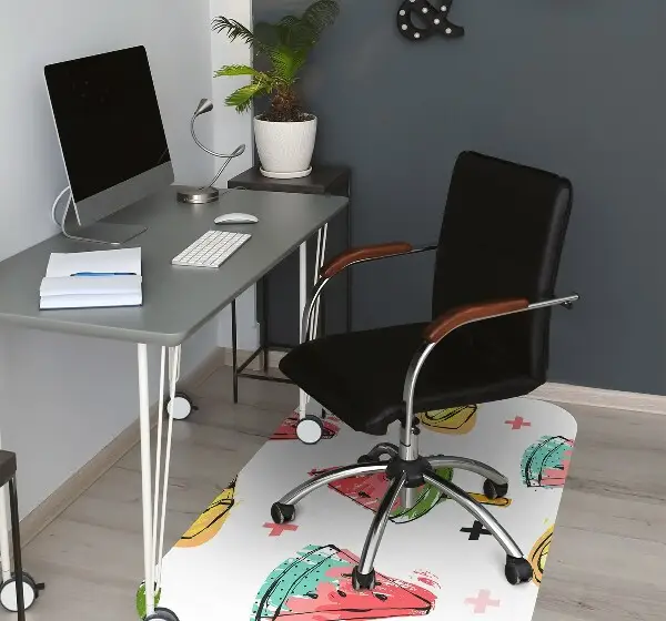 Tapis de chaise de bureau Watermon sur un bâton